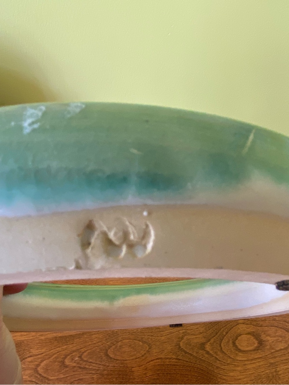 Pottery Pansy Posy Flower Ring - Picture 6 of 8